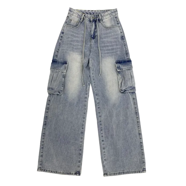 vintage strap wide cargo pants [ 빈티지 스트랩 카고 와이드 데님 팬츠 ] 상세 이미지 18