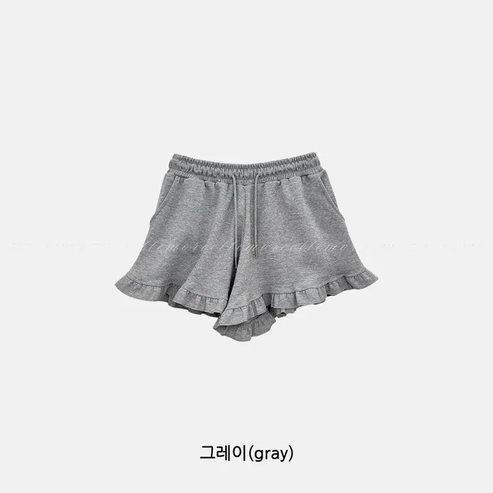 [세트가격/기획가✨] 루즈핏 셋업 맨투맨+프릴 반바지 투피스 트레이닝 세트 상세 이미지 25