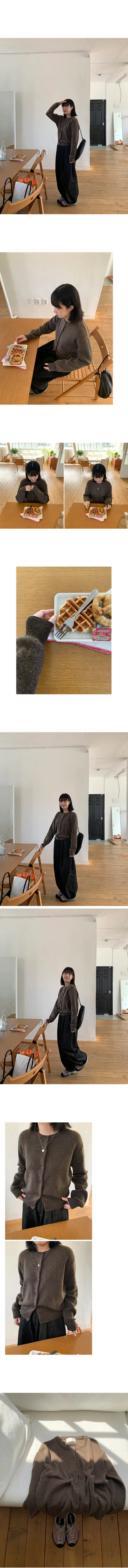 [9천장돌파]레넨 라운드 니트 가디건 (10color) 상세 이미지 4