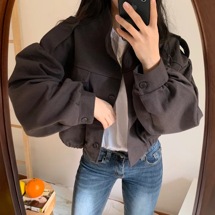 [ 핵이쁨주의] 빈티지 크롭 자켓, 야상 상세 이미지 39