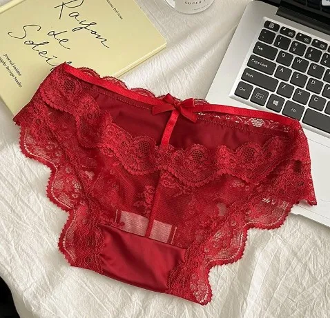 대박템🌸 아뜰리에 팬티 세트 / 섹시 고퀄 삼각 레이스 편한 통기성 예쁜 망사 데일리 시스루 우아한 로멘틱 끈 란제리 이벤트 남자친구 실크 상세 이미지 31