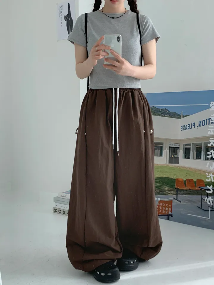 [UNISEX]알로 사이드 스냅 벌룬팬츠 상세 이미지 34