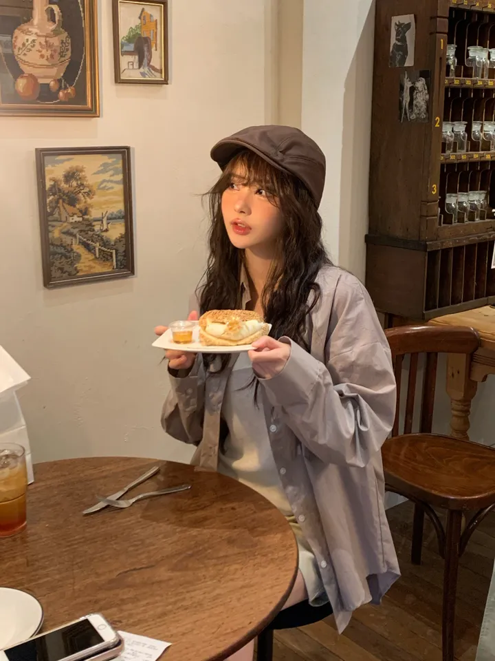 [4천장판매][MADE/핏보장인생셔츠] 에디 프렌치 코튼 오버핏 셔츠 남방 남녀공용 보이핏 레이어드 봄옷 봄신상 봄코디 봄상의 봄셔츠- 7color (KD1457,KD1910) 상세 이미지 35