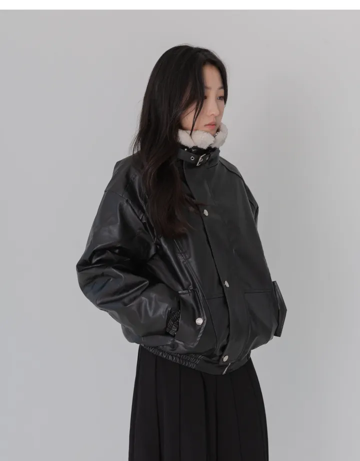 도카 퍼 레더무스탕(2colors) 상세 이미지 13