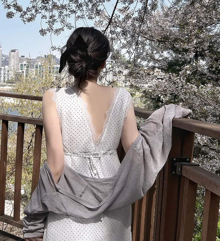 [1+1 할인!] 린조 시스루 볼레로 가디건 여름가디건 볼레로가디건 시스루 니트가디건 크롭 볼레로가디건 상세 이미지 14