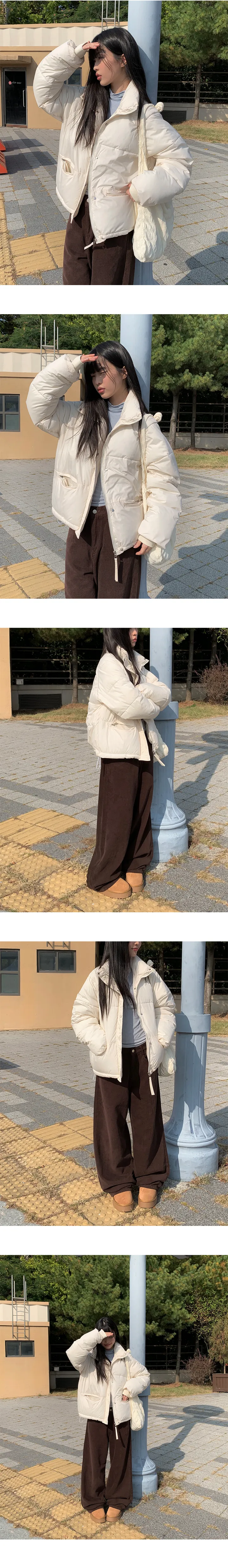 [웰론100%] 네드 푸퍼 오버핏 숏 패딩 (3color) 상세 이미지 12