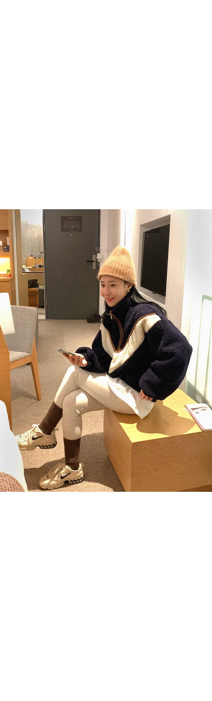 [데일리템/따뜻해요☕]스판 피치 기모 레깅스 (4color) 상세 이미지 31
