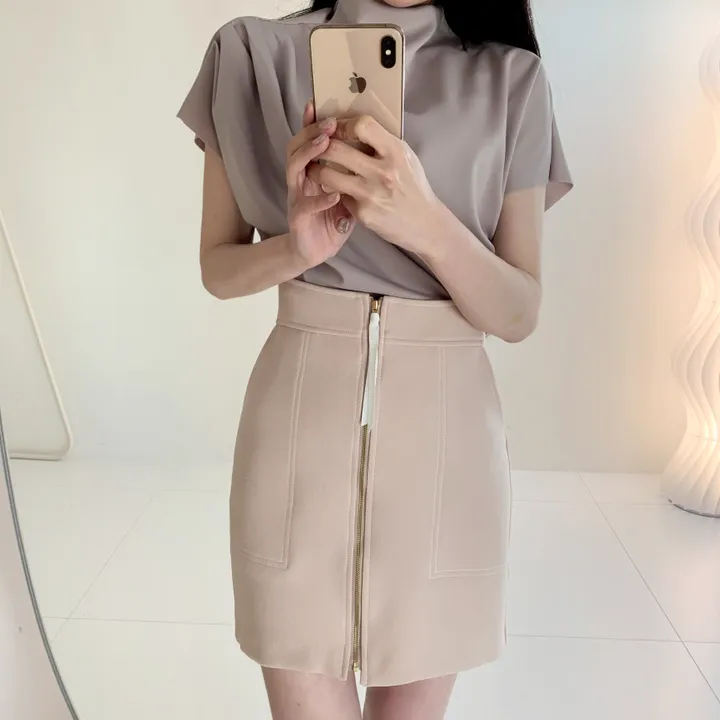 메르제 드레이프 블라우스 상세 이미지 11