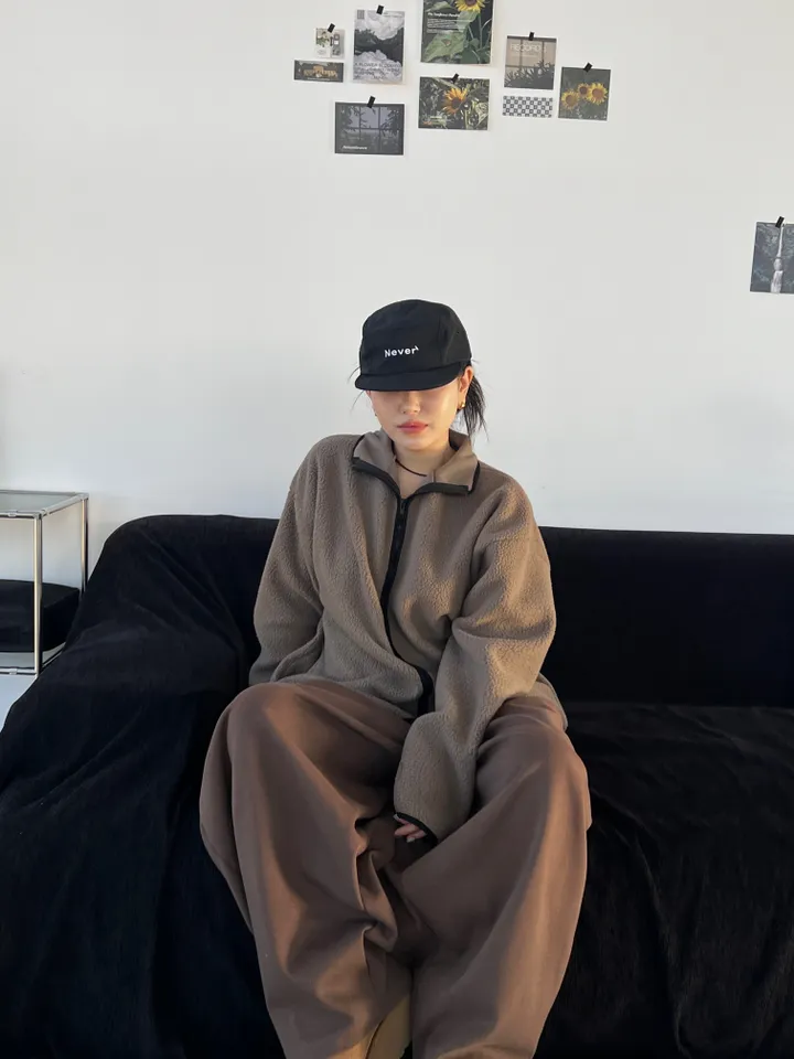 - 남녀공용 빈티지 크랙덤블 오버핏 후리스 - 상세 이미지 25