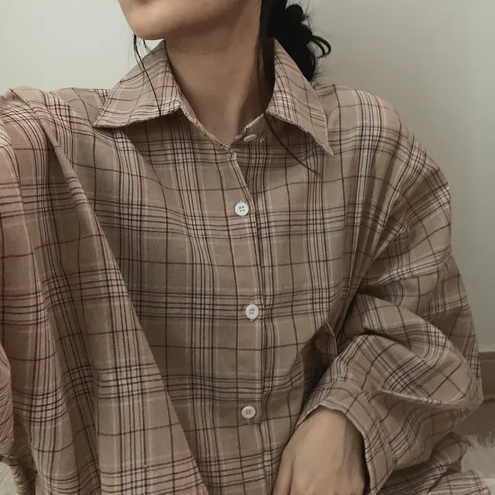묶음할인🎈[오버핏🤍] 마가린 체크 오버 남방 상세 이미지 27