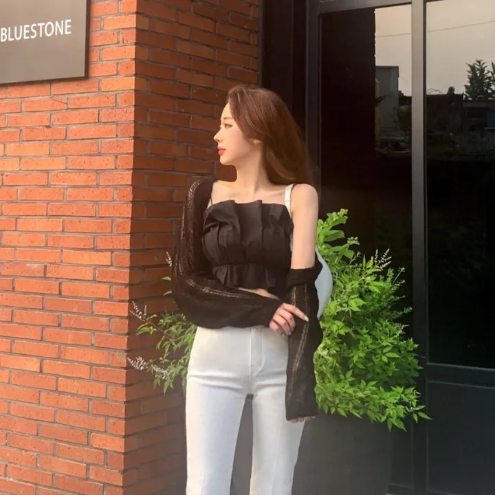 [초여리핏!!살탐방지] 여름필수템 에어컨 바람막이 루즈핏 그물 부클 숄 가디건 여름 아우터 니트 크롭 볼레로 가디건 6color 상세 이미지 61