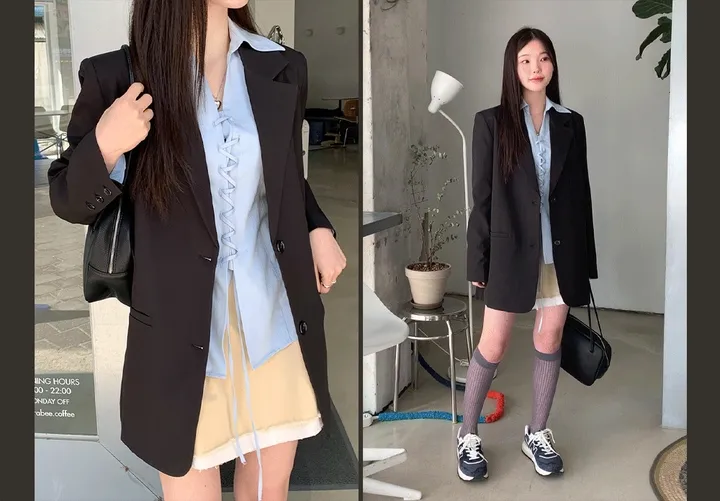 [2천장돌파/무조건소장](기획) 루즈핏백버튼JK 상세 이미지 7