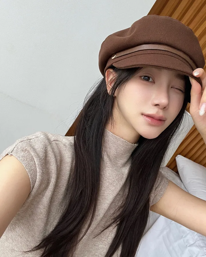 [국내제작]스웨이드 레더벨트 마도로스 캡모자 3color 상세 이미지 19
