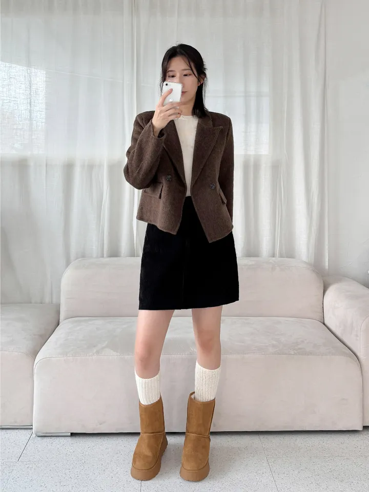 당출🖤울코트🖤 핸드메이드 카라 울 숏코트 이너코트 4Color 상세 이미지 19