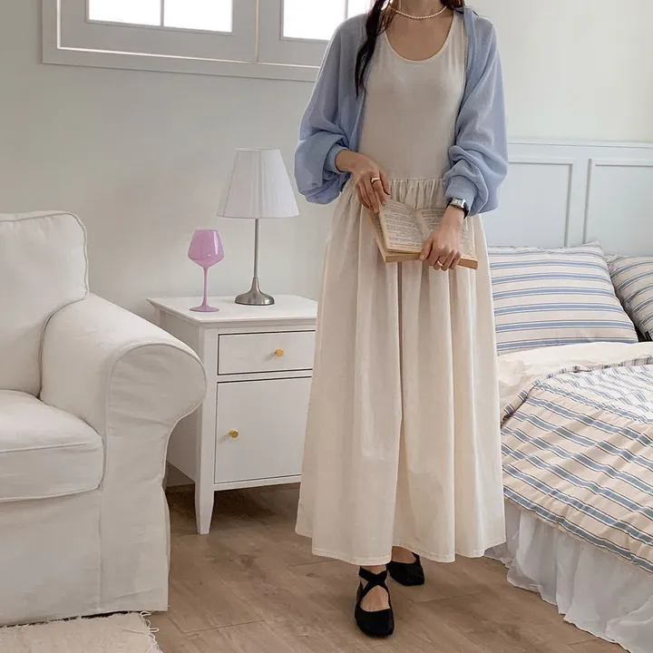 [여름SALE/핏보장/살안타템] 여름용 크롭 그물 네트 볼레로 가디건 얇은 니트 시스루 햇빛차단 체형커버 간절기 오버핏 부유방커버 장마룩 살탐방지 휴양지룩 레이어드 - 4color 상세 이미지 23
