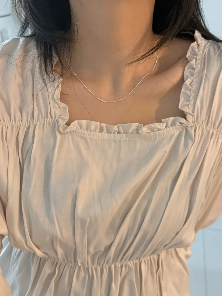 [silver92.5] 블링체인 데일리 목걸이 (1color) 상세 이미지 7