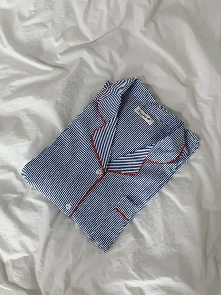 [커플잠옷][2000장돌파] timeless pajamas set 긴팔+반바지 잠옷 세트 상세 이미지 17