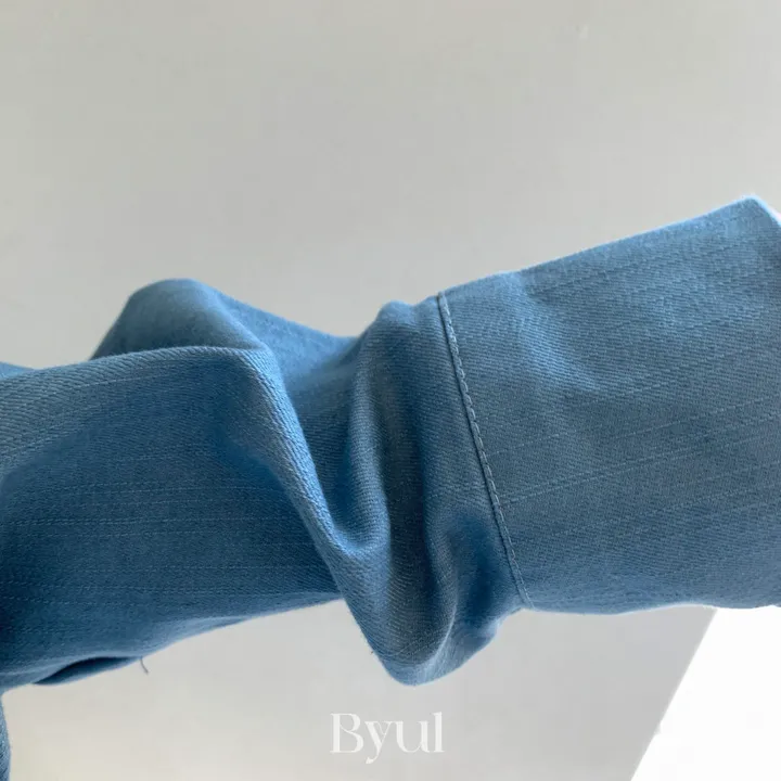 모던 데님 셔츠+플리츠스커트 세트(팬츠) 상세 이미지 7