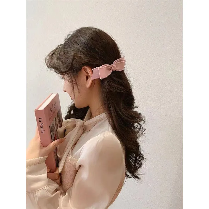 🔥주문폭주🚀당일🚀발레코어 리본 머리핀 아이돌 하이틴 리본핀 옆머리헤어핀 2p 상세 이미지 20