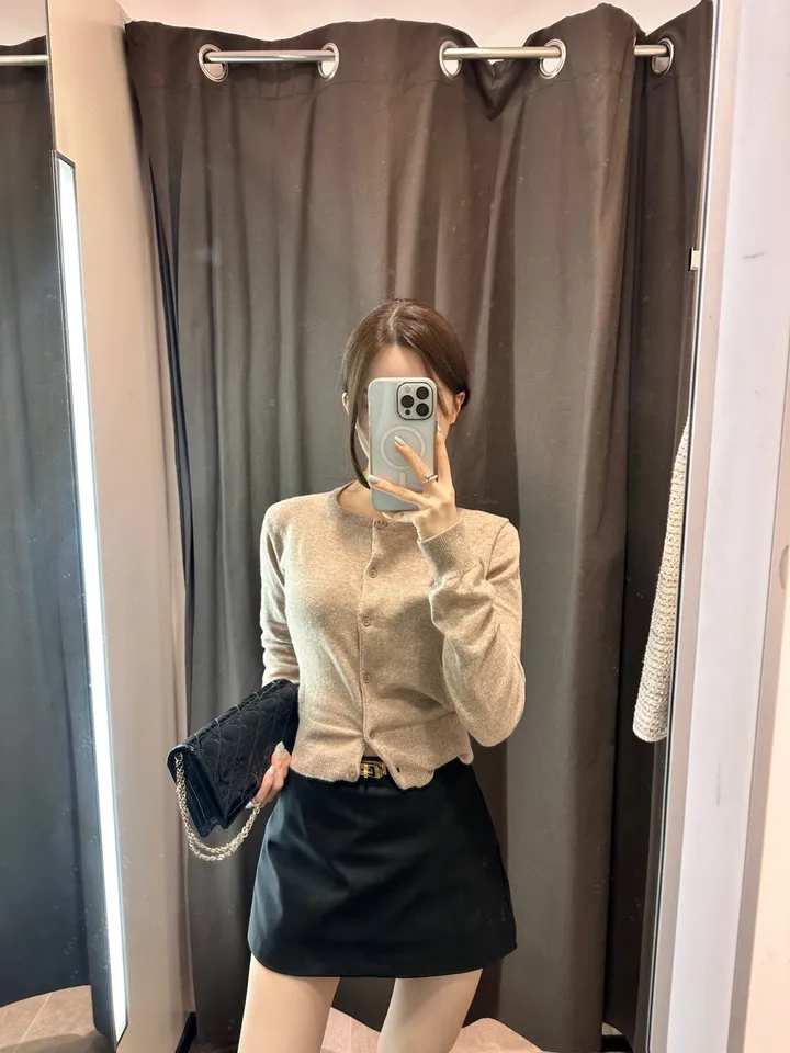하디 울 캐시 라운드 가디건 (12 color) 상세 이미지 2
