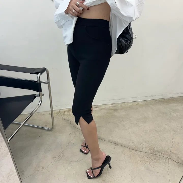 S,M / 핏보장 / 또또 트임 7부 레깅스 팬츠 1col 상세 이미지 11