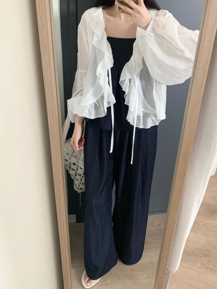 주아 린넨 뷔스티에 팬츠 세트 상세 이미지 47