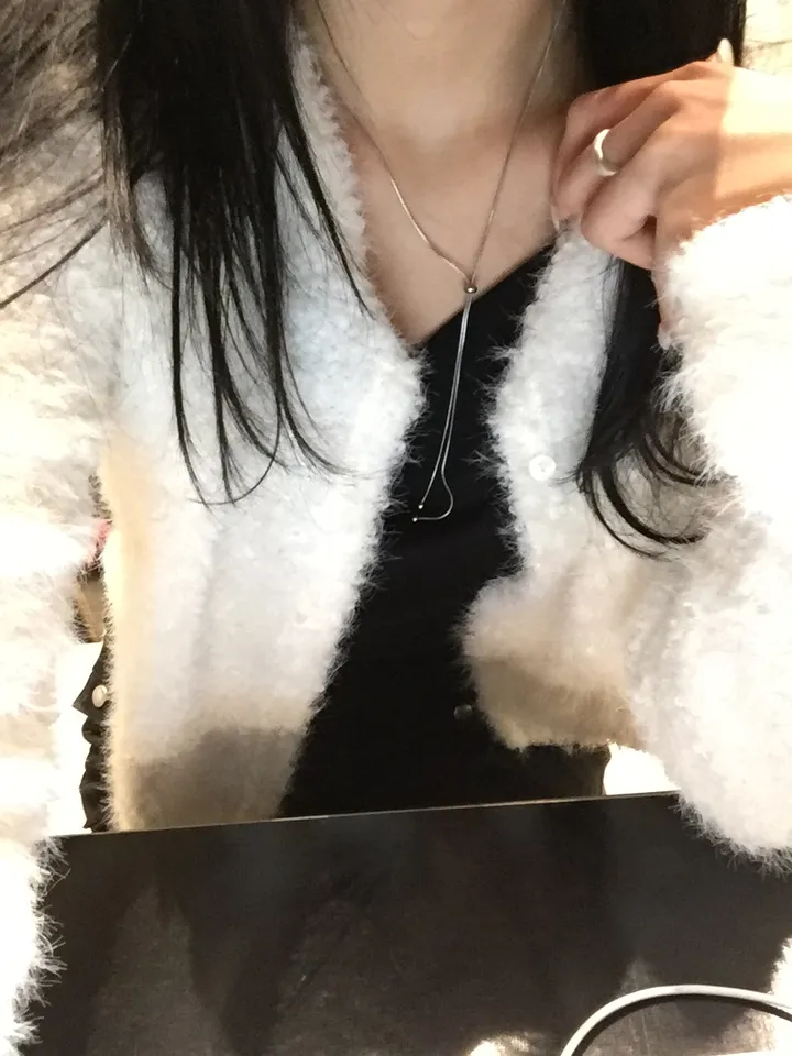 2LINE DROP NECKLACE 2라인 드롭 실버 목걸이 상세 이미지 6