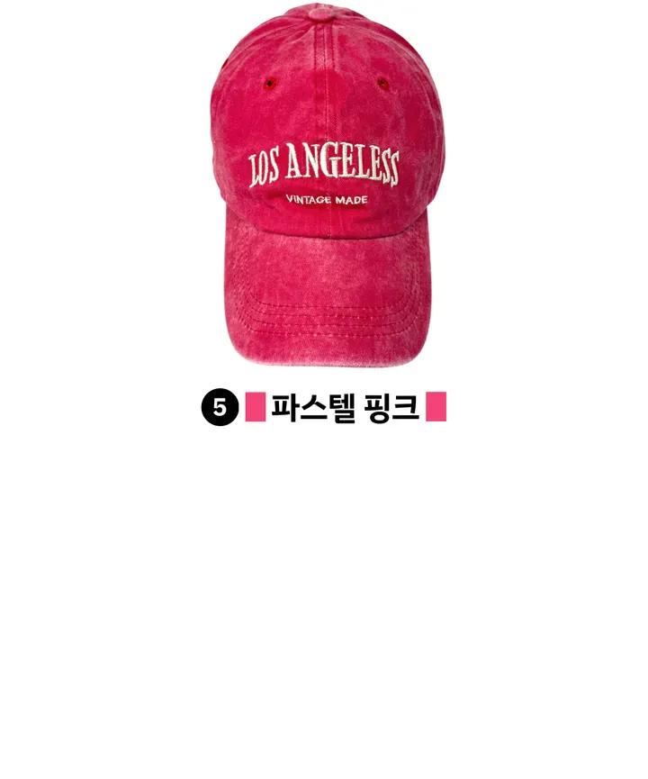 [🧢+팔찌+안경+캡가드증정❤/묶음할인✨] 캐피튜드 빈티지 워싱 로스앤젤레스 볼캡 - 연예인핏 남녀공용 소두핏 대두커버 봄 여름 가을 겨울 사계절 데일리 연예인 얼굴소멸 모자 상세 이미지 56