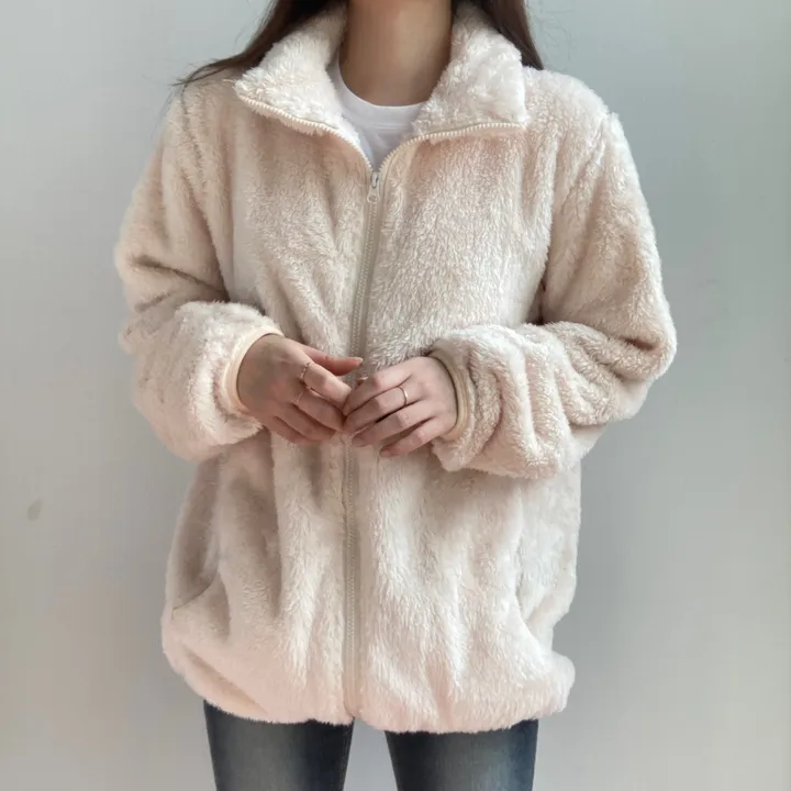 [L,XL~당일출고*/2개구매할인!] 양털 도톰 부드러운 후리스 집업 따뜻한 플리스 집업 (6color) 상세 이미지 22
