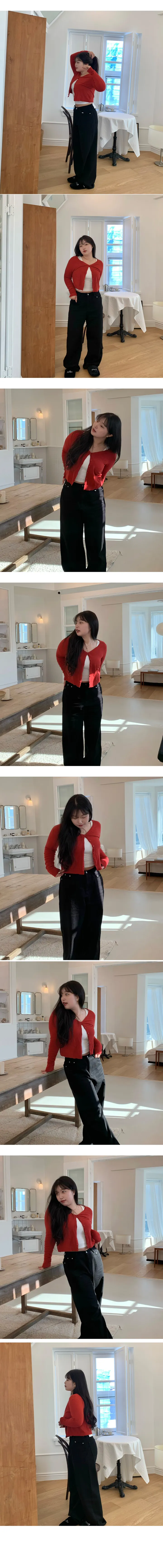 [봄신상🌸/쫀쫀스판/보들보들] 러스 소프트 브이넥 니트 가디건 상세 이미지 14
