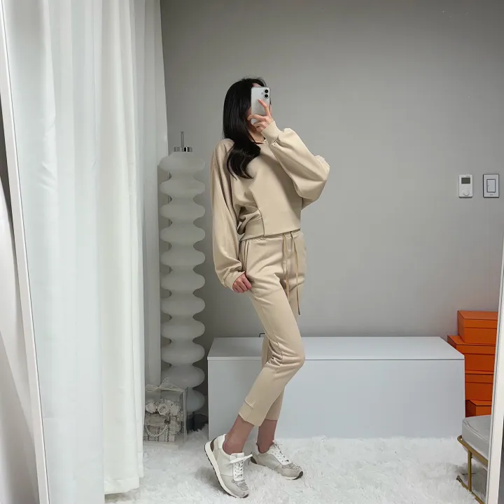 *밑단 포인트, 3color* 로로 슬림 일자 슬랙스 트레이닝 팬츠 상세 이미지 22