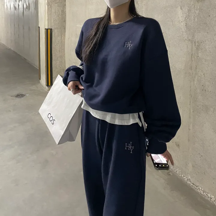 [8color/MADE] 하이퀄리티 웨하스 탄탄 와이드 조거팬츠 봄트레이닝 상세 이미지 218