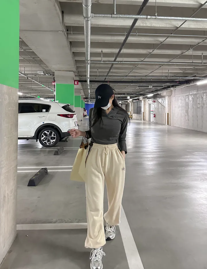 [8color/MADE] 하이퀄리티 웨하스 탄탄 와이드 조거팬츠 봄트레이닝 상세 이미지 165