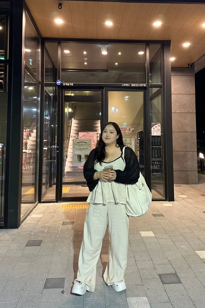여름 뷔스티에 세트 와이드 팬츠 플레어 뷔스티에 아방핏 데이트룩 추천 상세 이미지 16