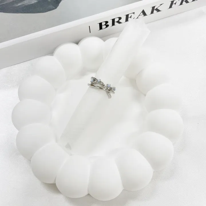 ❤[1900원오늘만🔥/40종추가금❌]❤ 반지 레이어드 큐빅 리본 발레코어 하트 나비 오픈링 y2k 볼드 힙 실버 골드 크로스 링 십자가 친구 학생 우정링 생일 선물 반지 상세 이미지 148