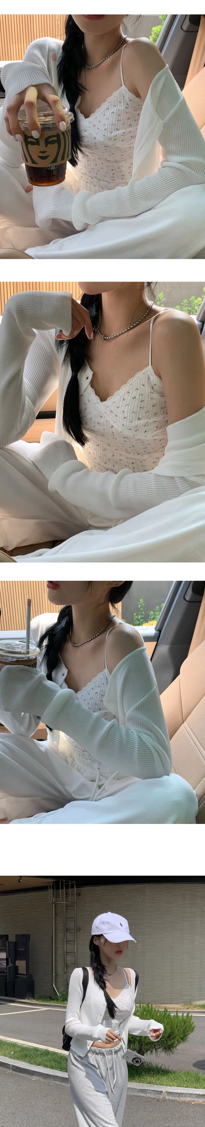 [날씬핏🖤모델극찬/살안타템] 한여름까지 예쁜 여름용 가디건-5color 상세 이미지 8