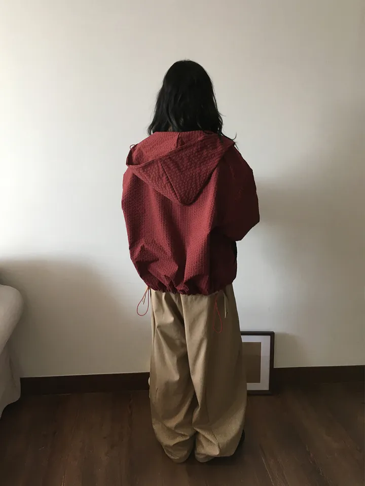 MD픽🩵 베카 체크 투웨이 후드 점퍼(5color) 상세 이미지 41