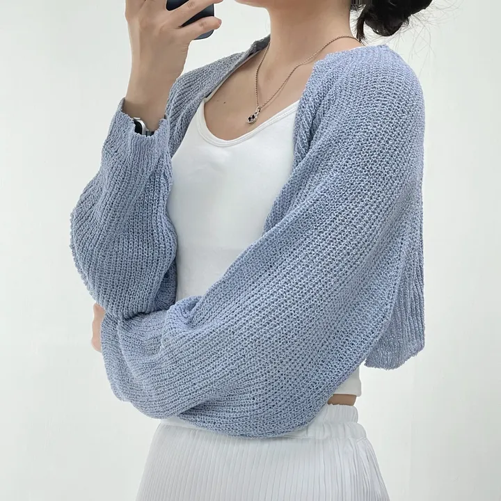 [여리핏/지금부터 쭉~] 엘르 볼레로 가디건 크롭가디건 여름가디건 상세 이미지 5