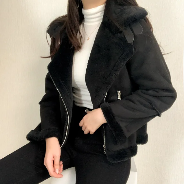 [🚚당일발송/재입고완료/작년완판] 스웨이드 라이더 숏 무스탕 상세 이미지 3