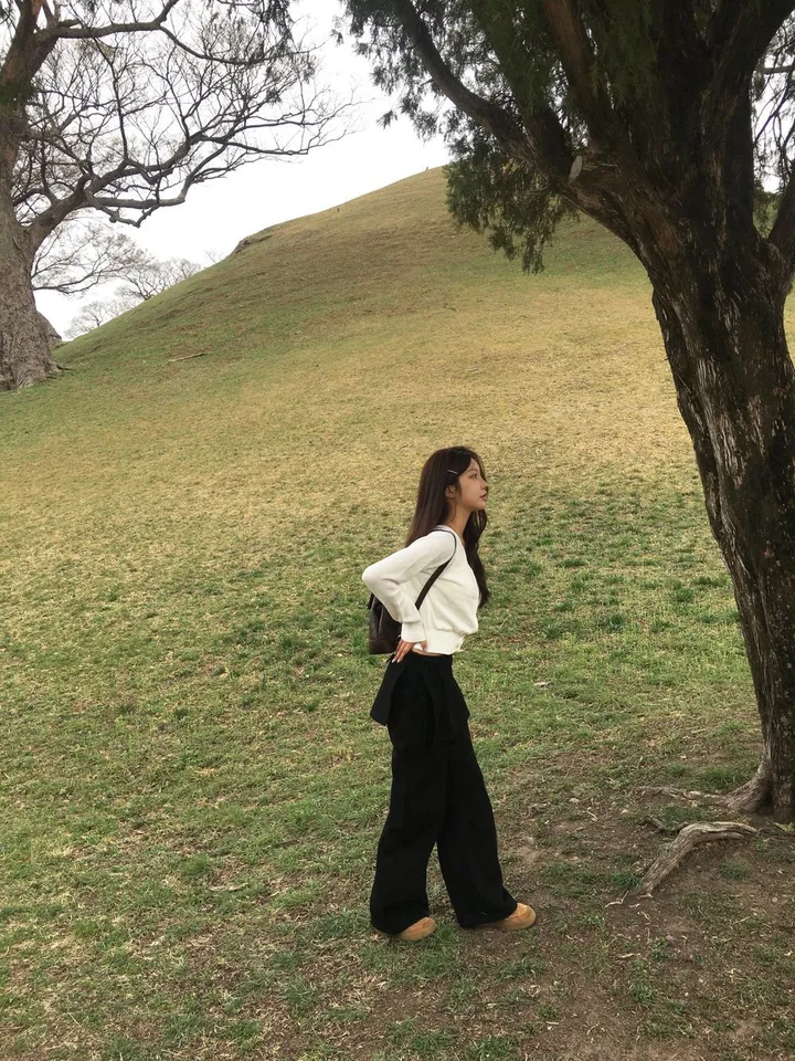 [꾸안꾸룩/핏보장] 가비 랩 스커트 + 트레이닝 와이드 치마 바지 상세 이미지 30