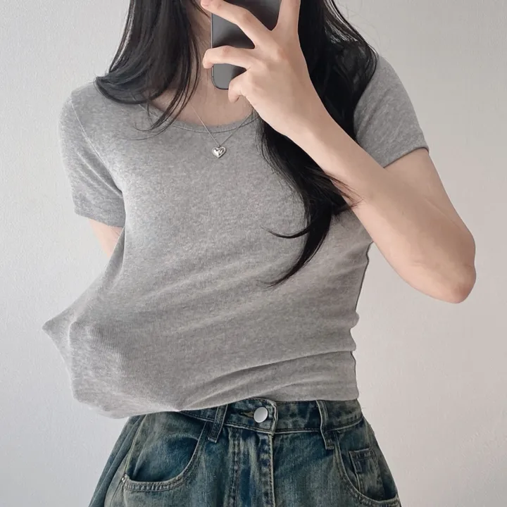 [11color/인생반팔] 코튼 데일리 부드러운 무지 라운드 반팔 기본 티셔츠 - 11color 상세 이미지 35