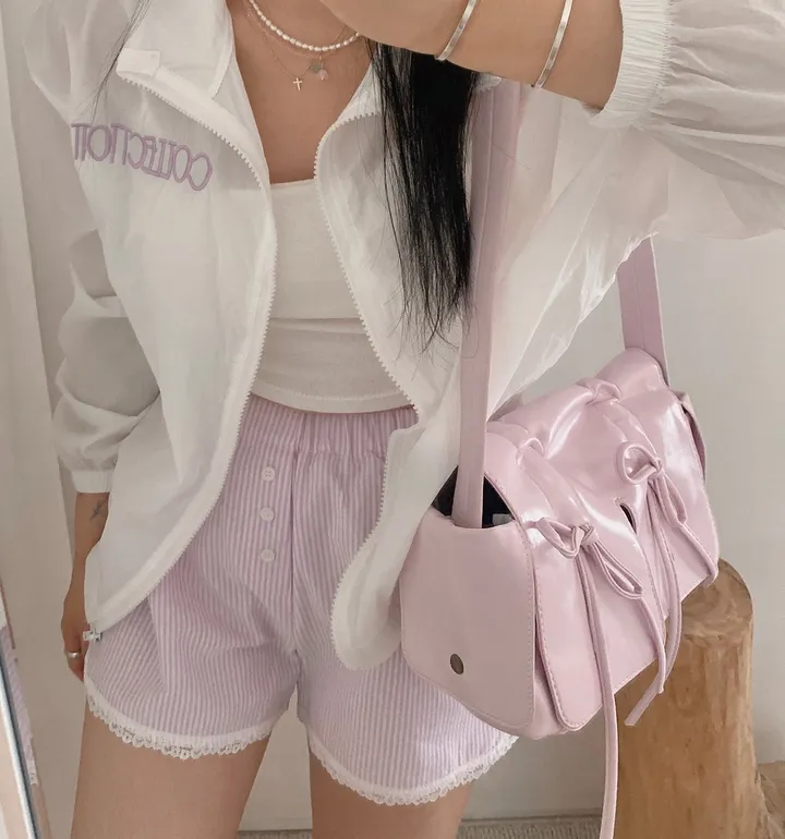 【最終値下げ】リボンバッグ【guriguri】 最終値下げ】リボンバッグ【guriguri】