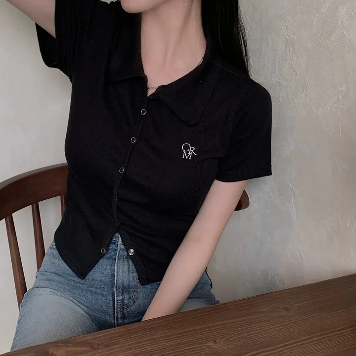 [드디어반팔출시!!/아이보리 당일출고🎉] 자체제작 #크치Made 반팔 ver. 웨하스 슬림핏 카라 골지 반팔 니트 가디건 - cd 상세 이미지 76