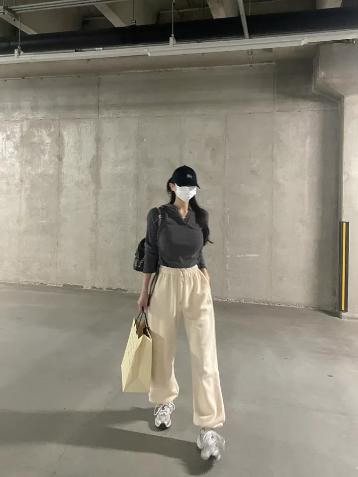 [8color/MADE] 하이퀄리티 웨하스 탄탄 와이드 조거팬츠 봄트레이닝 상세 이미지 181