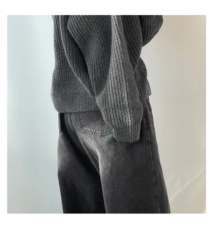 [도톰따뜻🧶아방핏]폭닥 투웨이 하이넥 루즈핏 꽈배기 니트 집업(5color) 상세 이미지 37