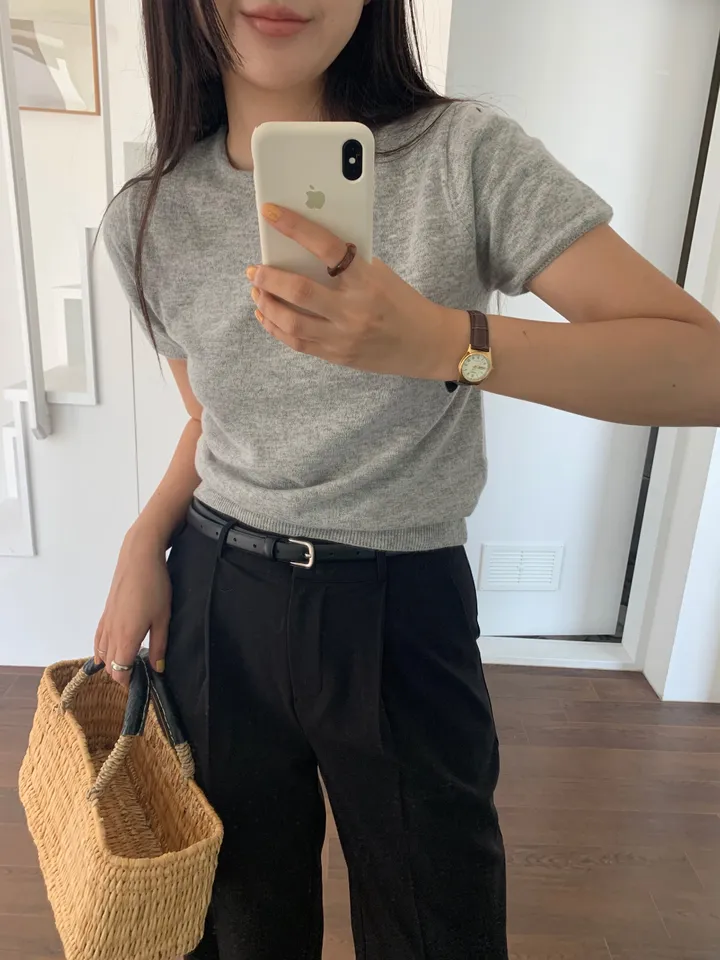 [Cashmere] Momo half knit (4color) 상세 이미지 18