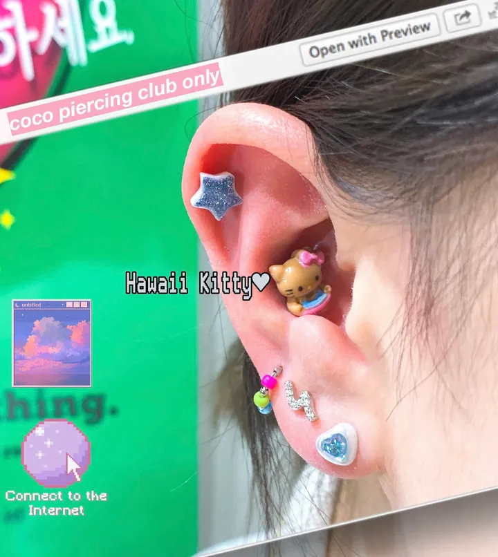 썸머 태닝 키리 피어싱 (8type) 상세 이미지 10