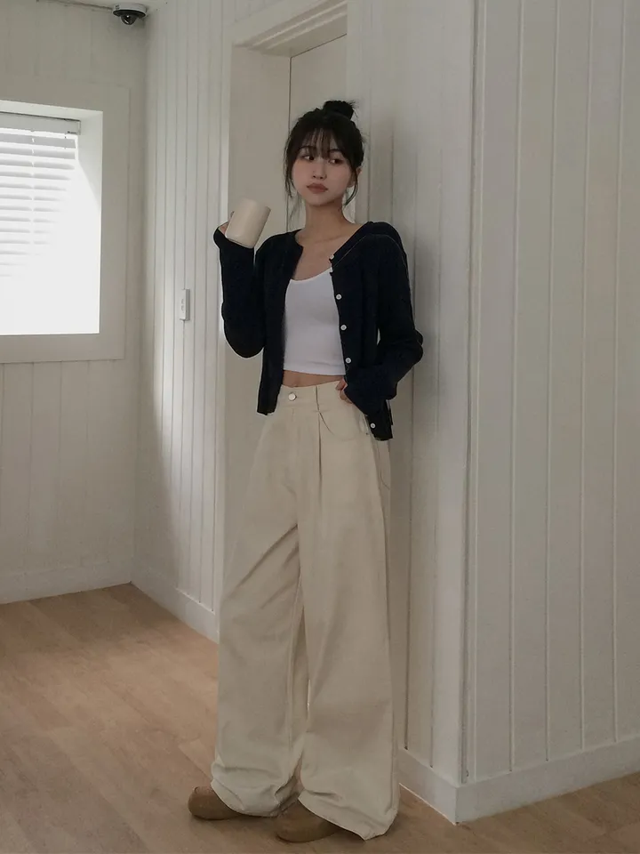+영상[핏강추🤎] 틴츠 핀턱 코튼 와이드핏 롱 팬츠 3colors 상세 이미지 20
