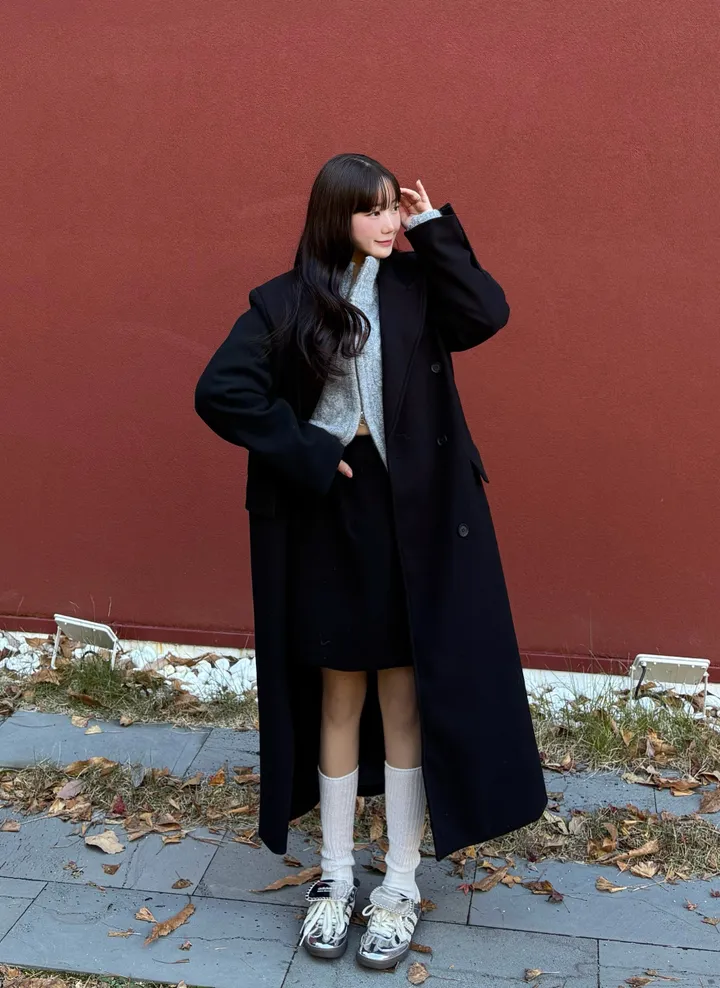 [최저가보장/🤎울함량 30🤎] 더블 롱 오버핏 코트 2color 상세 이미지 11
