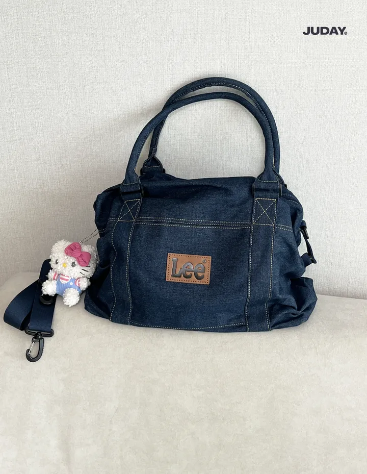 Lee 데일리 핸드백 크림 블랙데님 블루데님 상세 이미지 12